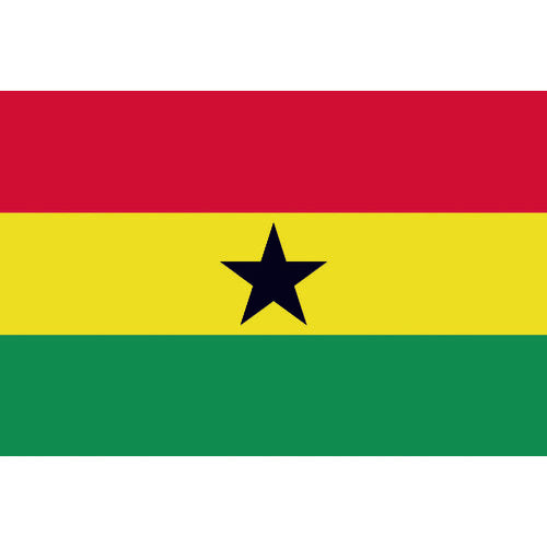 Tokyo Flag Tabletop Flag (16 x 24 cm) Ghana 406201 1 piece