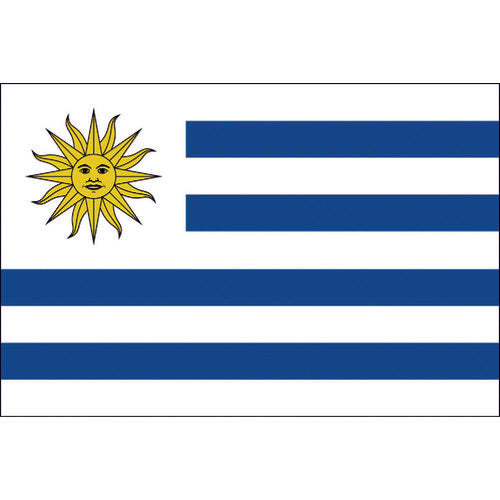 Tokyo Flag Tabletop Flag (16 x 24 cm) Uruguay 406143 1 piece