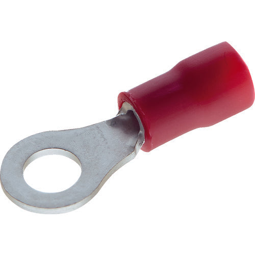 TRUSCO Insulated Crimp Terminal, Expanded Tube Type, Round Type, 100 Pieces, TRBV1.25-5-R, 1 Box