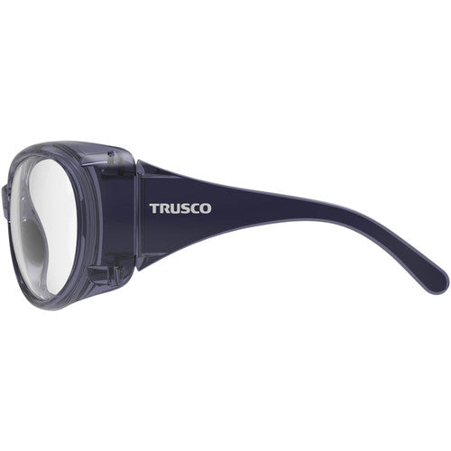 TRUSCO Wide View 2-Lens Protective Glasses Black Type PET-AF Lens FVG-BK 1 pc