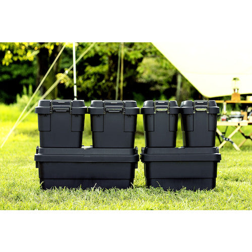 TRUSCO トランクカーゴ フラット天板仕様 30L 黒 BLKCF-30 1 台