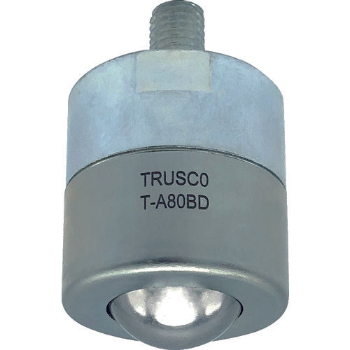 TRUSCO 볼 캐스터 절삭 가공품 하향용 스틸제 허용 하중 80kg T-A80BD 1개