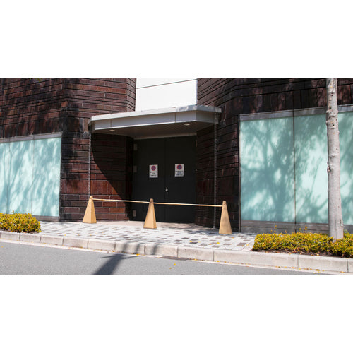 TRUSCO Cardboard Safety Cone Width 250mm x Height 693mm Thickness 3mm DCC 1 piece