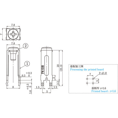 TRUSCO 기판 단자 15A (10개입) T4108AS 1 PK