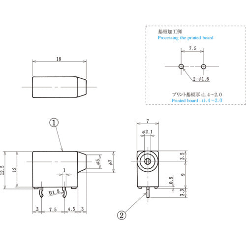 TRUSCO チェックターミナル15mΩ 高さ15.8mm(10個入り) T6101-BK 1 PK