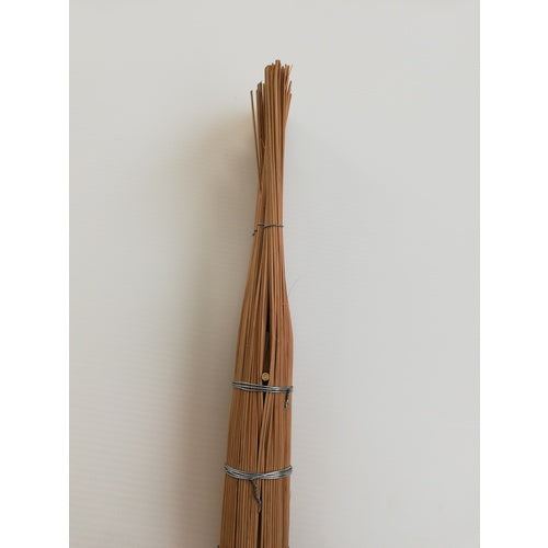 TRUSCO Bamboo hand broom, total length 330mm, handle 80mm, BAL-S, 1 piece