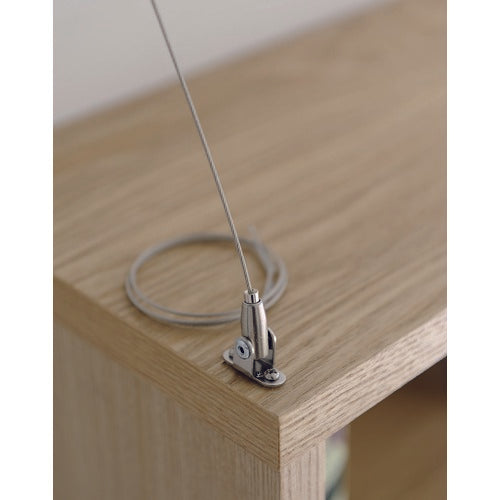 TRUSCO 와이어 현수 부품 2점 나사 고정 1.0~1.5Φ용 TBS-30B 1개