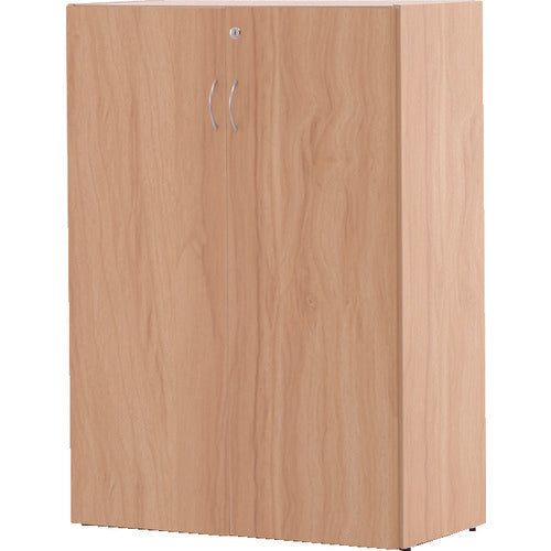 TRUSCO 木製 両開き書庫 W820×D424×H1141 組立式 TRLD-NA 1 台