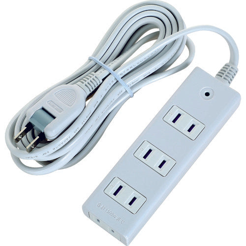 TRUSCO 電源タップ 2P4個口 5M マグネット付 TOT2-405 1 個