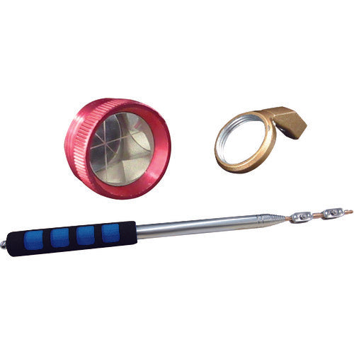 STS セオドライト マイクロプリズム0.5インチ 伸縮棒セット P−0.5&RAT−2000 P-0.5 & RAT-2000 1 組