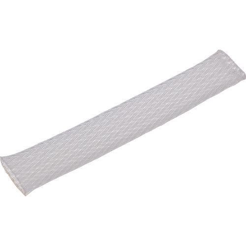 TRUSCO カラー編組チューブ 自然折径9mm 長さ10m 1巻 透明 BTC-9-TM 1 巻