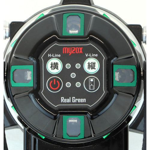 MYZOX リアルグリーンレーザー墨出器 受光器三脚セット<G−440SR> 222723 1 S