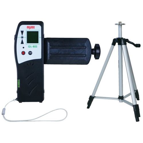 MYZOX リアルグリーンレーザー墨出器 受光器三脚セット<G−110SR> 222742 1 S