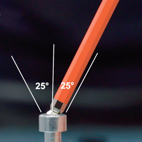 WIHA fluorescent ball point hex wrench 2.5mm light green 369025F 1 piece