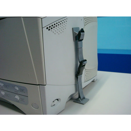 TRUSCO 전도 방지 용품 탁상 프린터 스토퍼 TKP(2개입) 본체 치수:폭 41×길이 280×높이 18 mm LM-402TKP 1봉