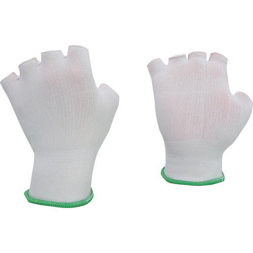 Midori Anzen Low Dust Gloves (Fingerless Type) 10 Pairs M MCG-703N-M 1 Bag