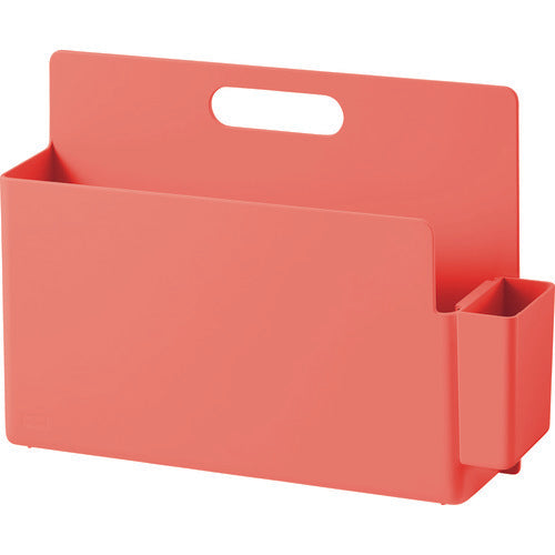 Uchida Desk Tray, Carry Box that can be used as a divider and tray, Coral Pink, 15000014, 1 piece
