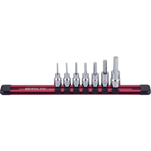 Mitoloy 1/4 Hex Socket Holder Set 7 Links 8 Pieces HH208M 1 S