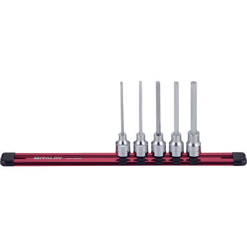 Mitoloy 3/8 Hex Socket Long Holder Set 5 Links 6 Pieces HH306ML 1 S