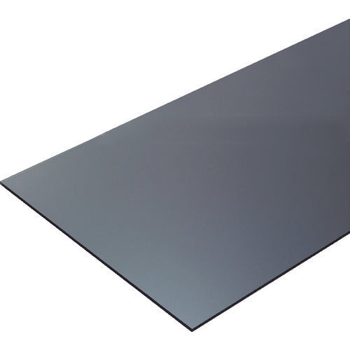 TRUSCO ポリカーボネート平板600mm 900mm 厚み3mm グレースモーク PCB3-6090-GY 1 枚