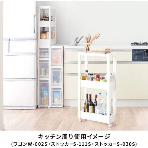 TENMA FV スキピタワゴン ワイド3段 W−002W 811000974 1 台