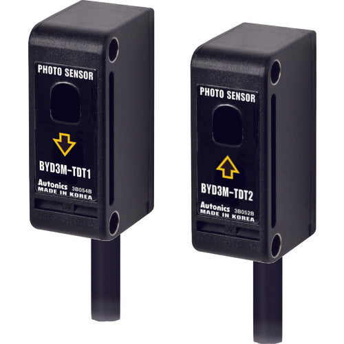 Autonics Small Photoelectric Sensor (Set of 2) BYD3M-TDT 1 S