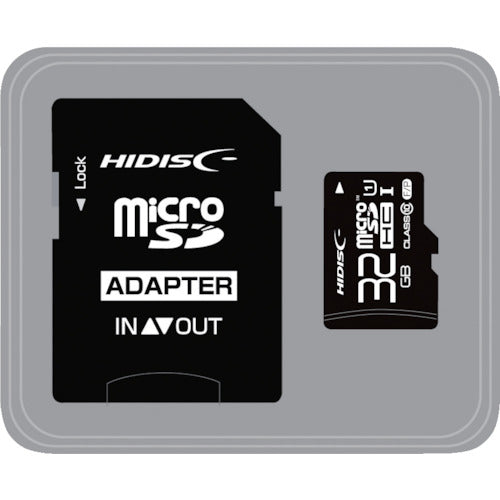 ハイディスク マイクロSD32GB HDMCSDH32GCL10UIJP3 1 個