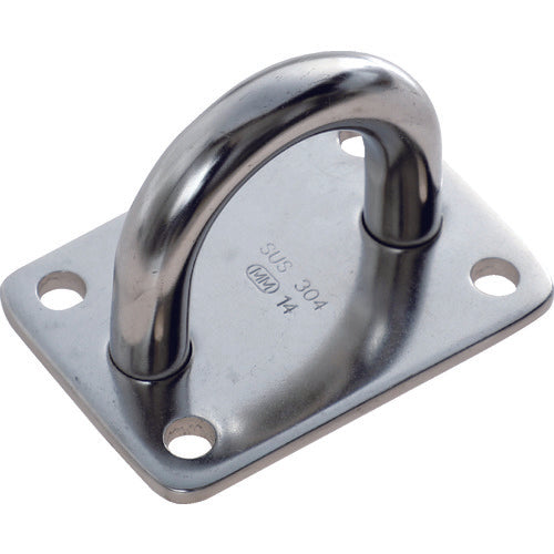 TRUSCO Eye Plate Stainless Steel 14mm 1pc TIP-14 1pc