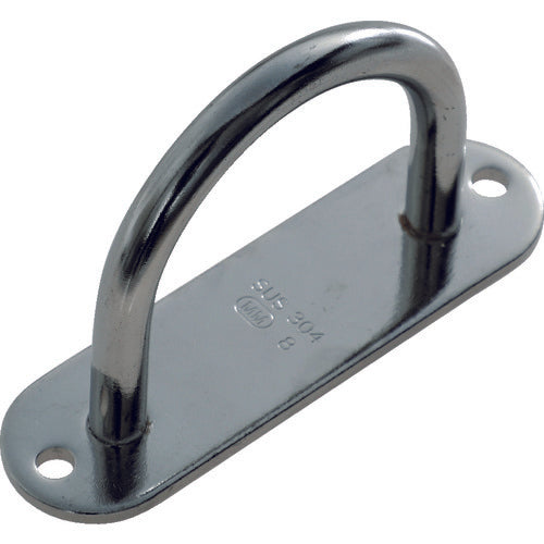 TRUSCO Eye Plate Pad Eye Wide Stainless Steel 8mm 1 piece TPD-8W 1 piece