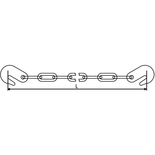 TAIYO 비계용 매달린 체인 전기 6X2.0M(1013249) TAC6X2 1개