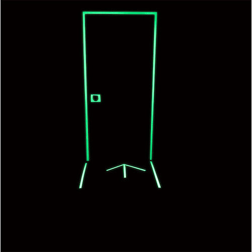 日東エルマテ 高輝度蓄光蛍光テープ エルクライトレモン 24mm×5M レモンイエロー(グリーン) NBK-2405CLY 1 巻