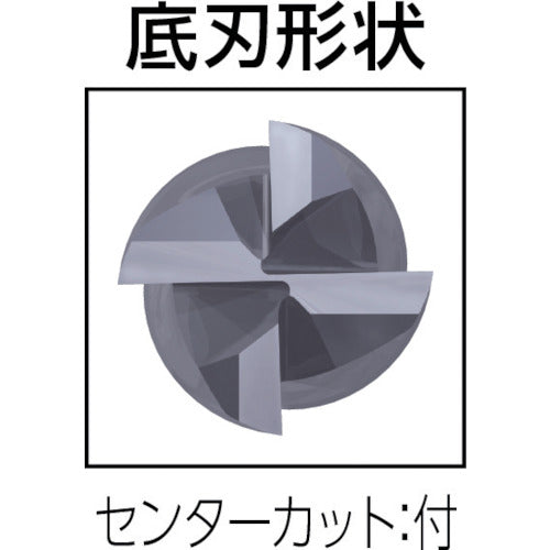 ダイジェット スーパーワンカットエンドミル(4枚刃・レギュラー刃長・ロングシャンク) 16mm DZ-SOCLS4160 1 本