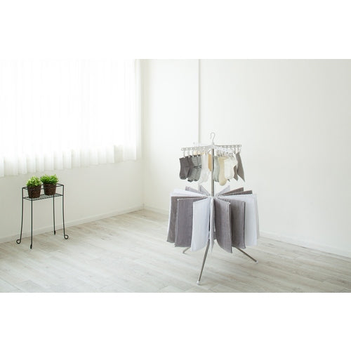 IRIS 531691 스테인리스 실내 물건 말린 파라솔 2단 CLS-132R 1대