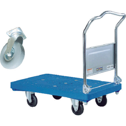 댄디 플라스틱 대차 댄디 P 시리즈 타입 PA 접이식 핸들식 악로용 캐스터(노펑크 타이어) 사양 W905×D605