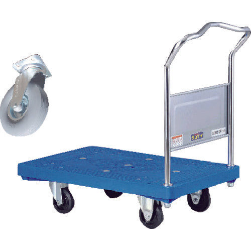 댄디 플라스틱 대차 댄디 P 시리즈 타입 PA 고정 핸들식 악로용 캐스터(에어 타이어) 사양 W905×D605 UPA-LS-AP180 1대