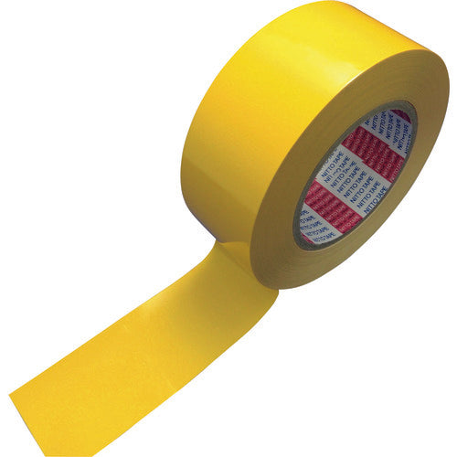 日東エルマテ ラインテープE−OC(BC) 0.16mm×75mm×50m 黄 E-OC75Y 1 巻