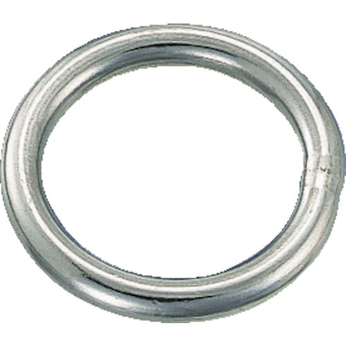 TRUSCO Stainless Steel Round Link, Wire Diameter 3mm, Inner Diameter 40mm, TMR-3-40, 1 bag