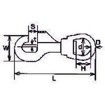 TRUSCO 니켈 도금 나스칸 선경 4.5 길이 77mm NNK-4.5 1개