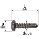 Joiner F 匠力 HAIRI SUS410 ナベ 4.0×25mm 100本×4袋 HSP425 1 箱