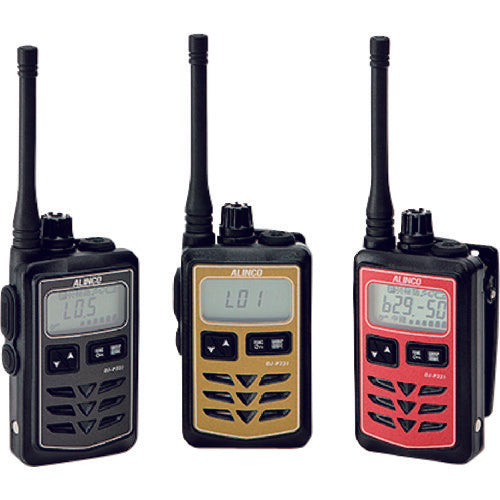 アルインコ 特定小電力トランシーバー ブラック ミドルアンテナ DJP321BM 1 台