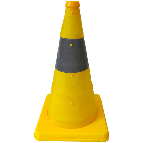 미즈케이 신축식 삼각 콘 41 cm(옐로우) 8201027 1개