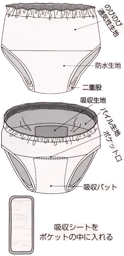 노비 노비 방수 바지 P80 / M 1 장