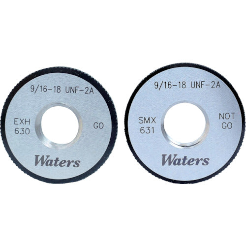WATERS ユニファイねじ用リングゲージ(UNF) 呼び寸法(mm)NO.4 WR4-48UNF2A 1 式