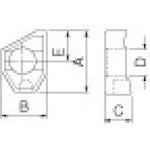 Kyocera Parts Clamp CGBR 1 piece