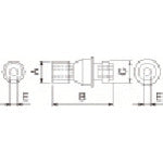 Kyocera Parts Lock Pin TS-3S 1 piece