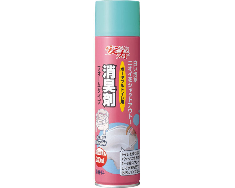 Portable toilet deodorizer foam type / 533-206 280mL 1 bottle