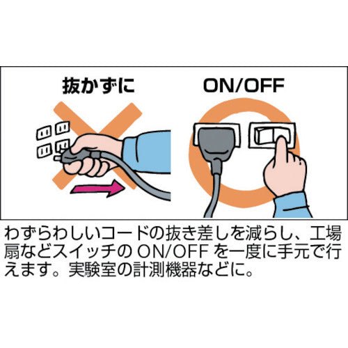 NICHIDO 電工ドラム スイッチリール アースなし 10m SW-104 1 台