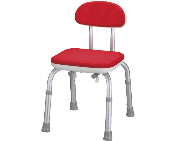 安寿 シャワーベンチMini 背付 / 536-172 レッド 1 台