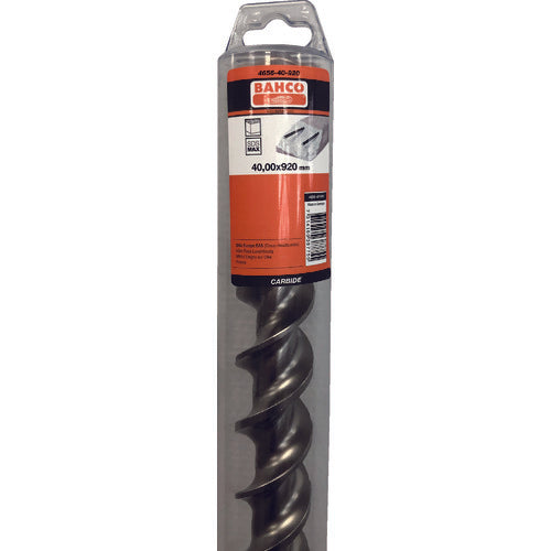 Bahco Concrete Drill SDS MAX 4 CUTTERS Total length 920mm Blade diameter 40mm 4656-40-920 1 piece