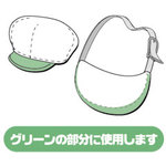 CLOVER 가방·모자용 폴리심 0.5 mm백색 57-356 1개